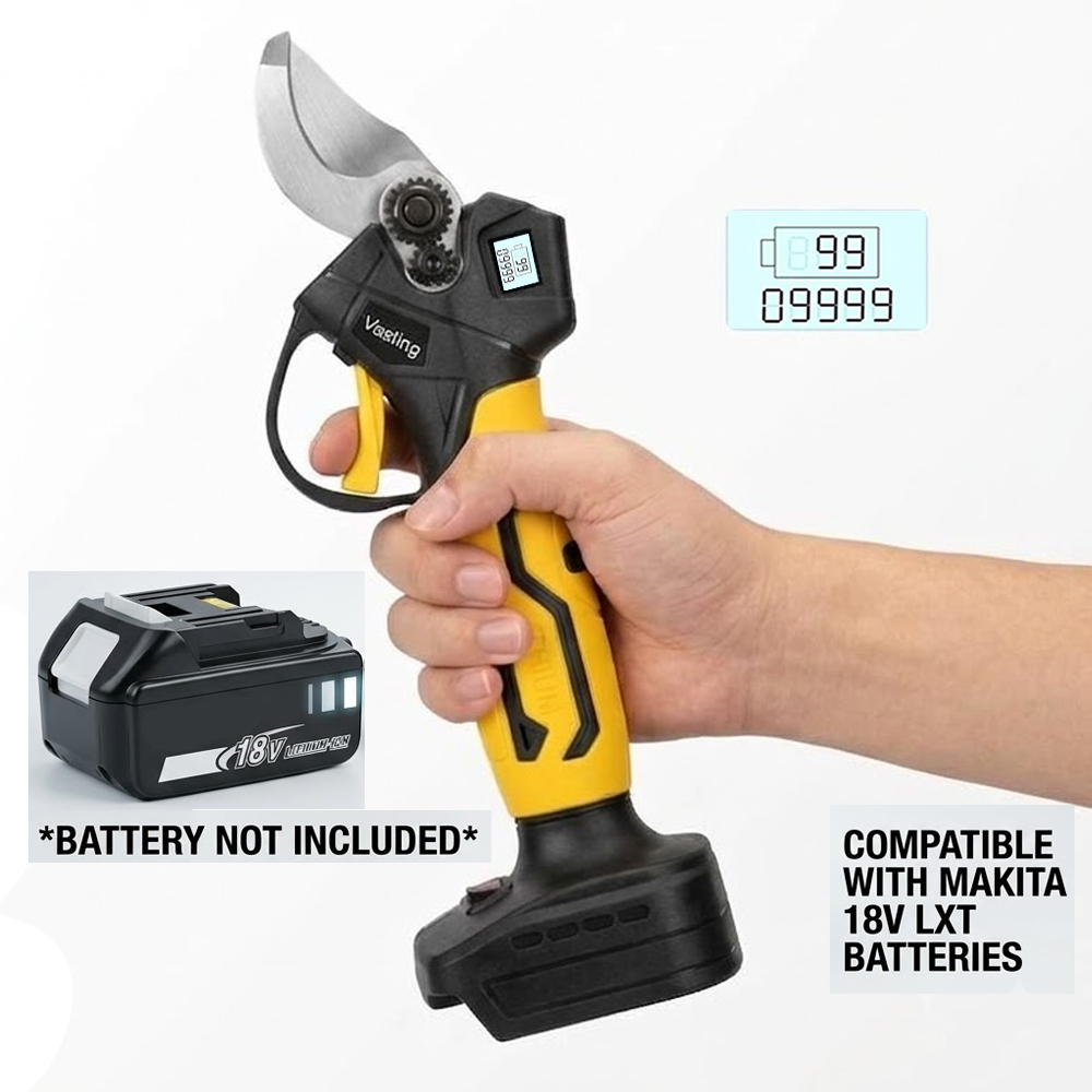 Gardening Tools Vegetables - Cordless Brushless Electric Pruning Shears LED