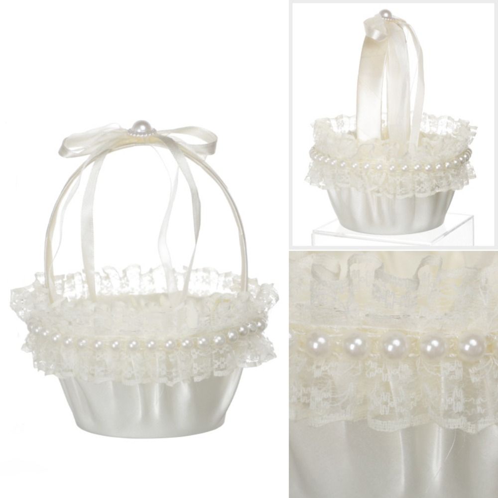 Sweet Lace Wedding Flower Bask - Gardening Tools Girls review and price