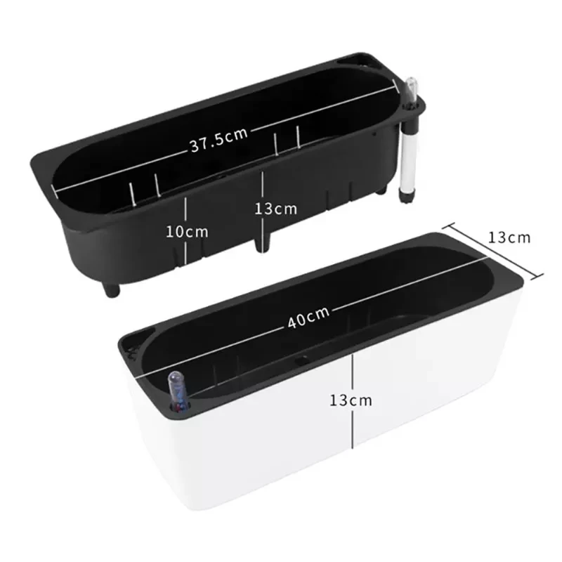 Rectangula Lazy Flower Pot Pot - Automatic Plant Waterer review and price