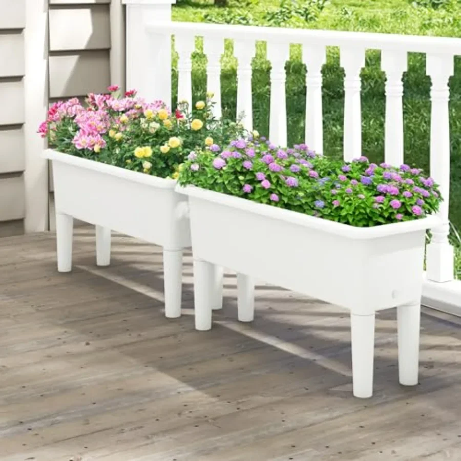 Raised Garden Beds Outdoor Set - Self-Watering Planter review and price