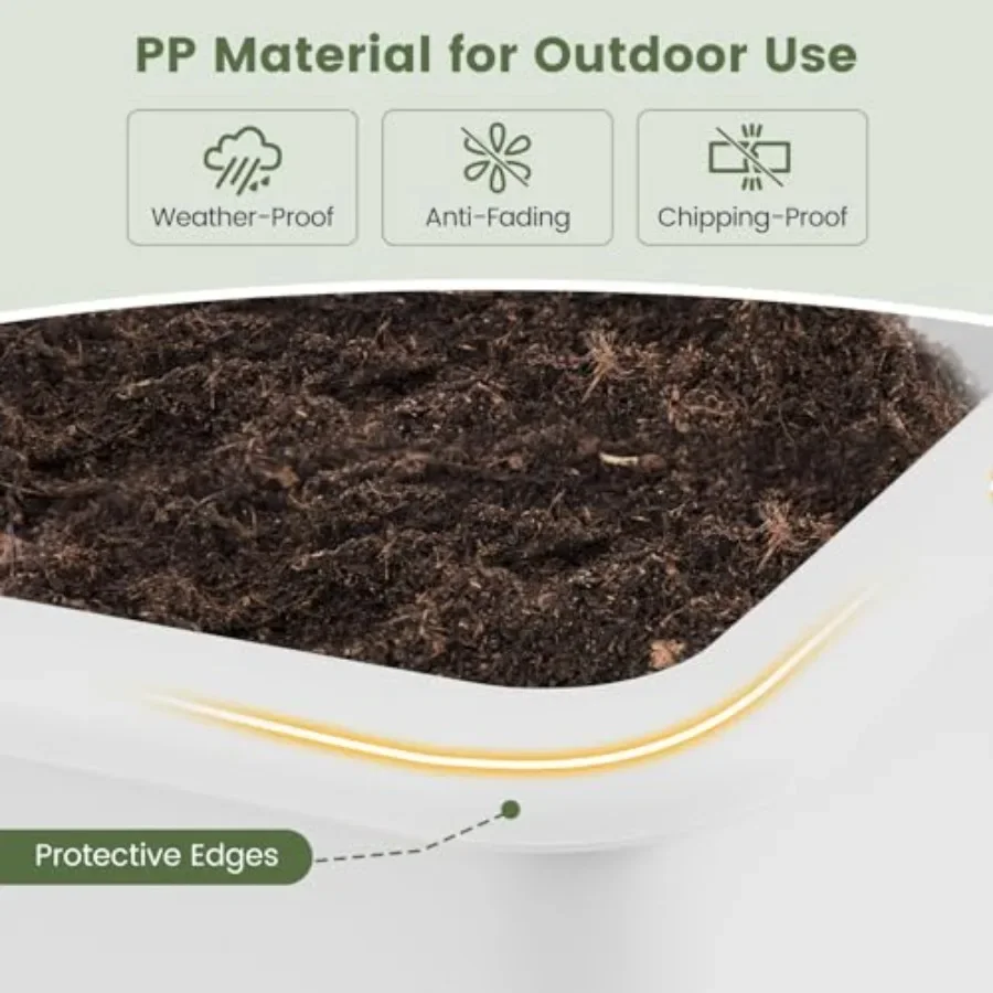 Raised Garden Beds Outdoor Set - Self-Watering Planter review and price