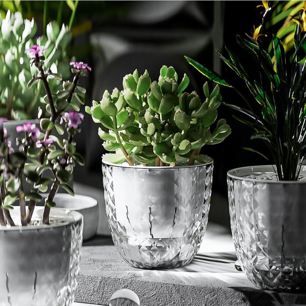 Decorative Plastic Flower Pot  - Self-Watering Planter review and price