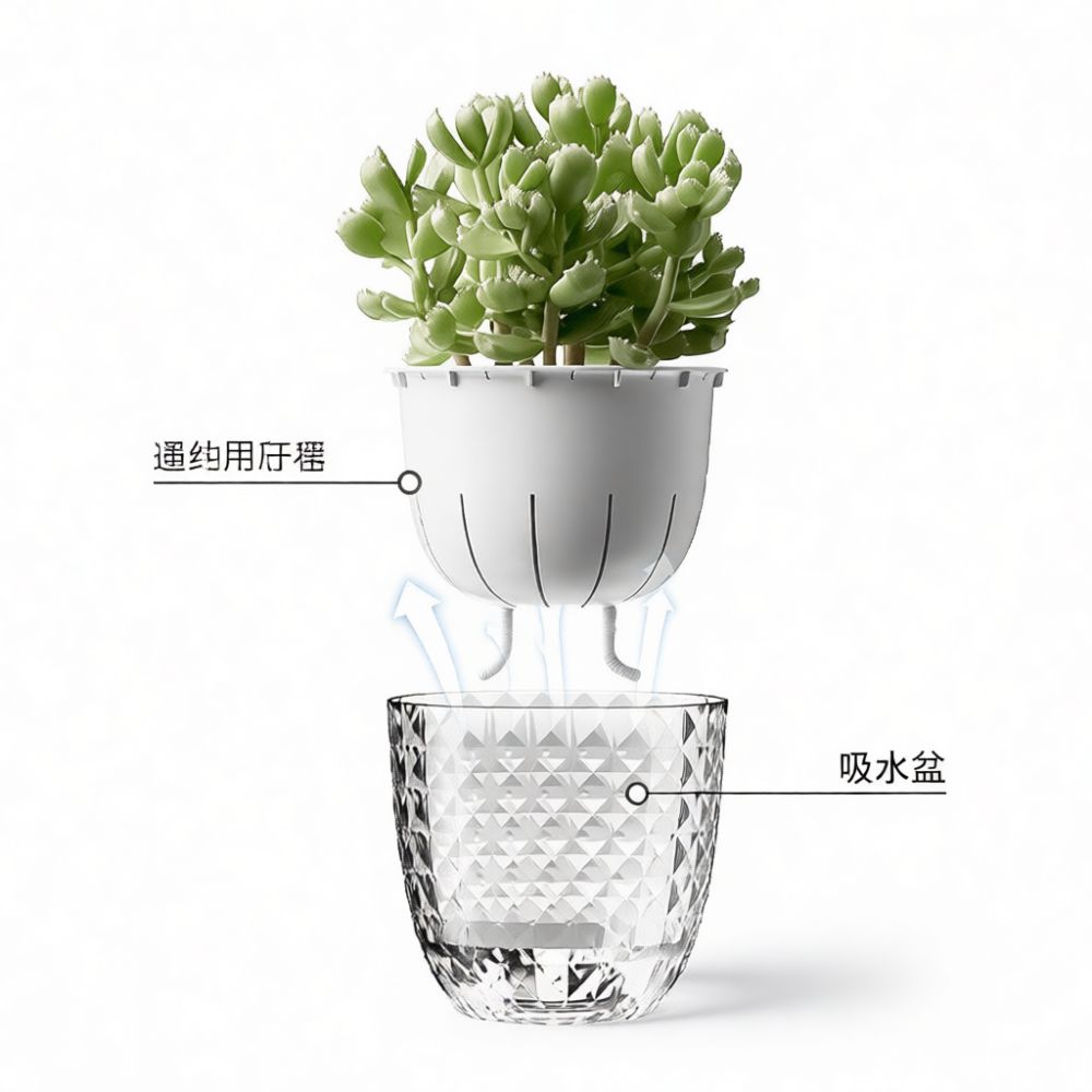 Decorative Plastic Flower Pot  - Self-Watering Planter review and price