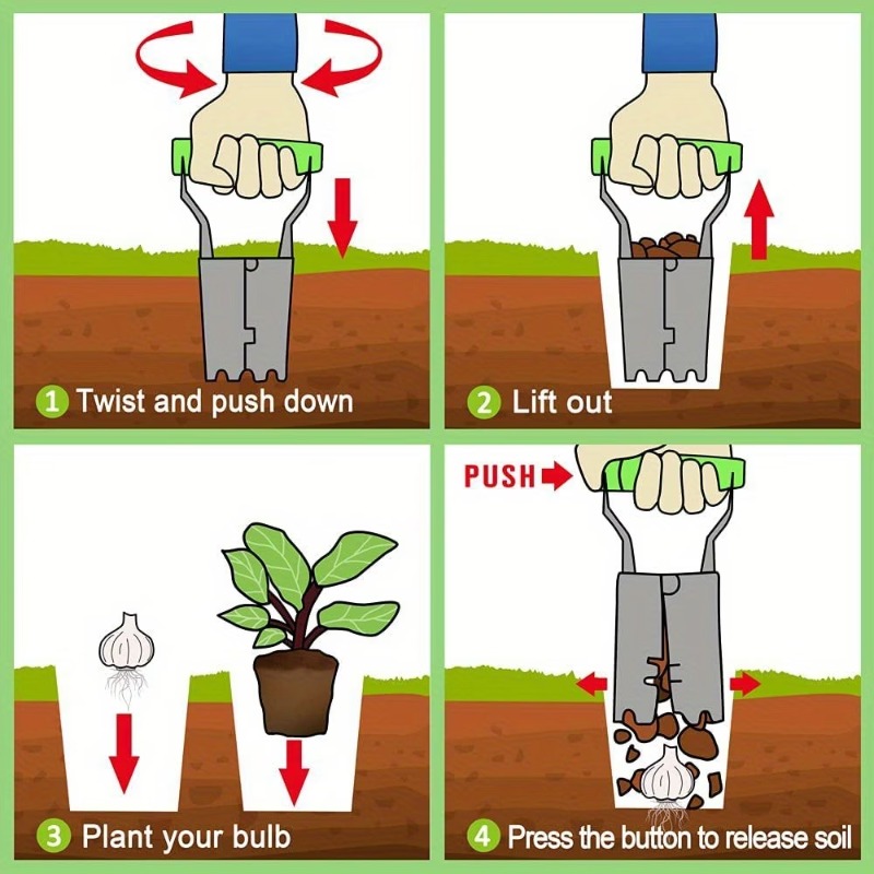 1-5PCS Handle Seedling Transpl - Gardening Tools Vegetables review and price